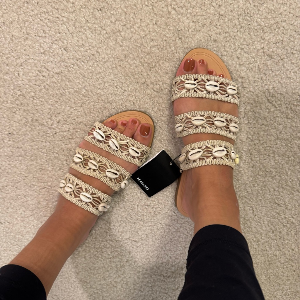 Mango Shell Sandals